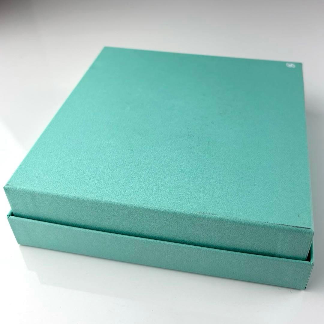 ティファニー　ブルーリボン　スクエアプレート　ミニサイズ