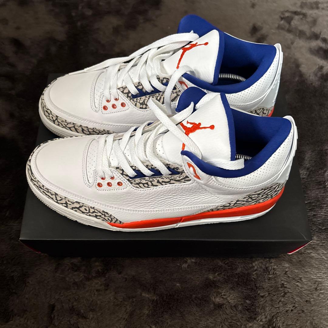 エアジョーダン3 ホワイト/オレンジ/ブルー