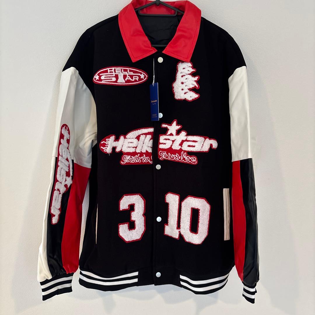 美品Emmauelaイタリア製100%カシミヤ スタジャンサガラ刺繍2XL - メルカリ