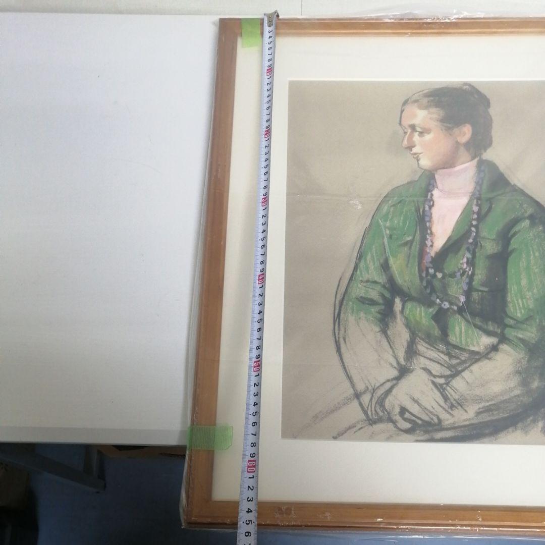 未開封】小磯良平 3枚セット 複製画 プリント 絵画 パステル 模写