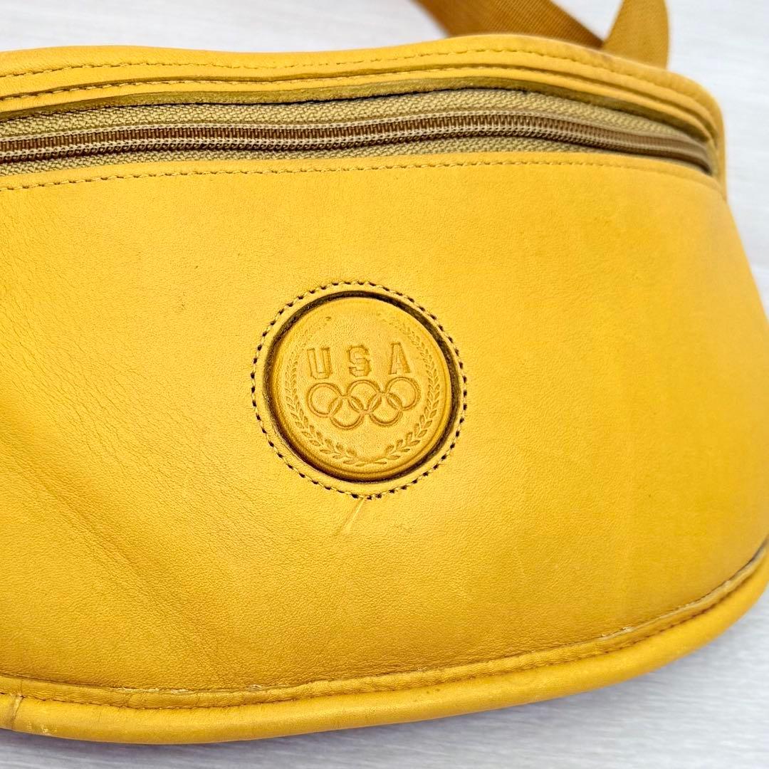 バッグ Coach USA Olympic Leather Fanny Pack