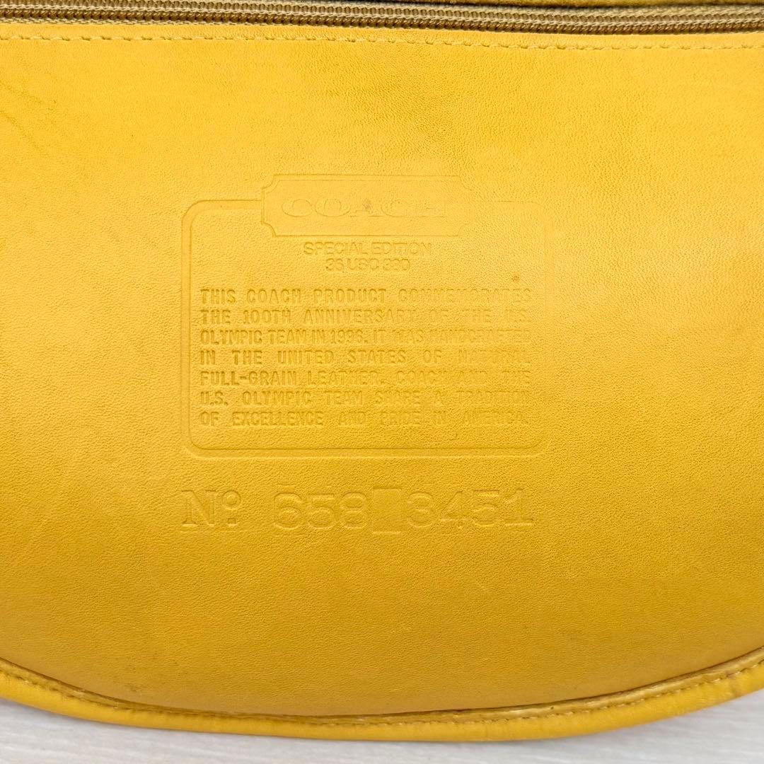 バッグ Coach USA Olympic Leather Fanny Pack