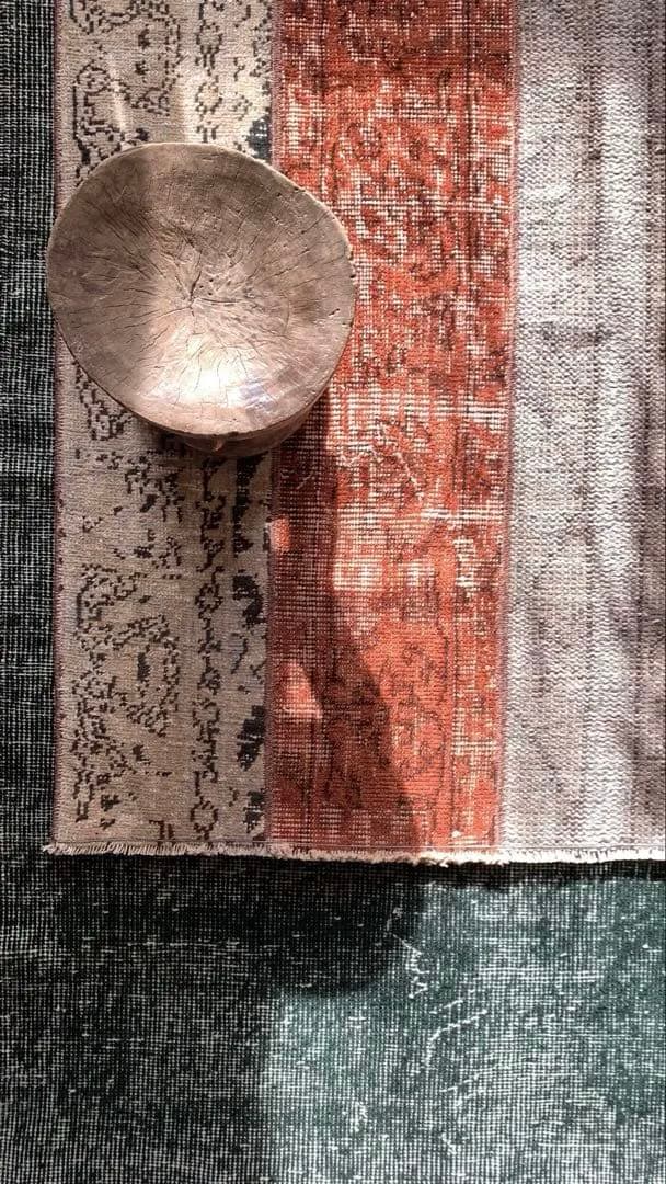 63×102 \"Patchwork” ViNTAGE TURKiSH RUG