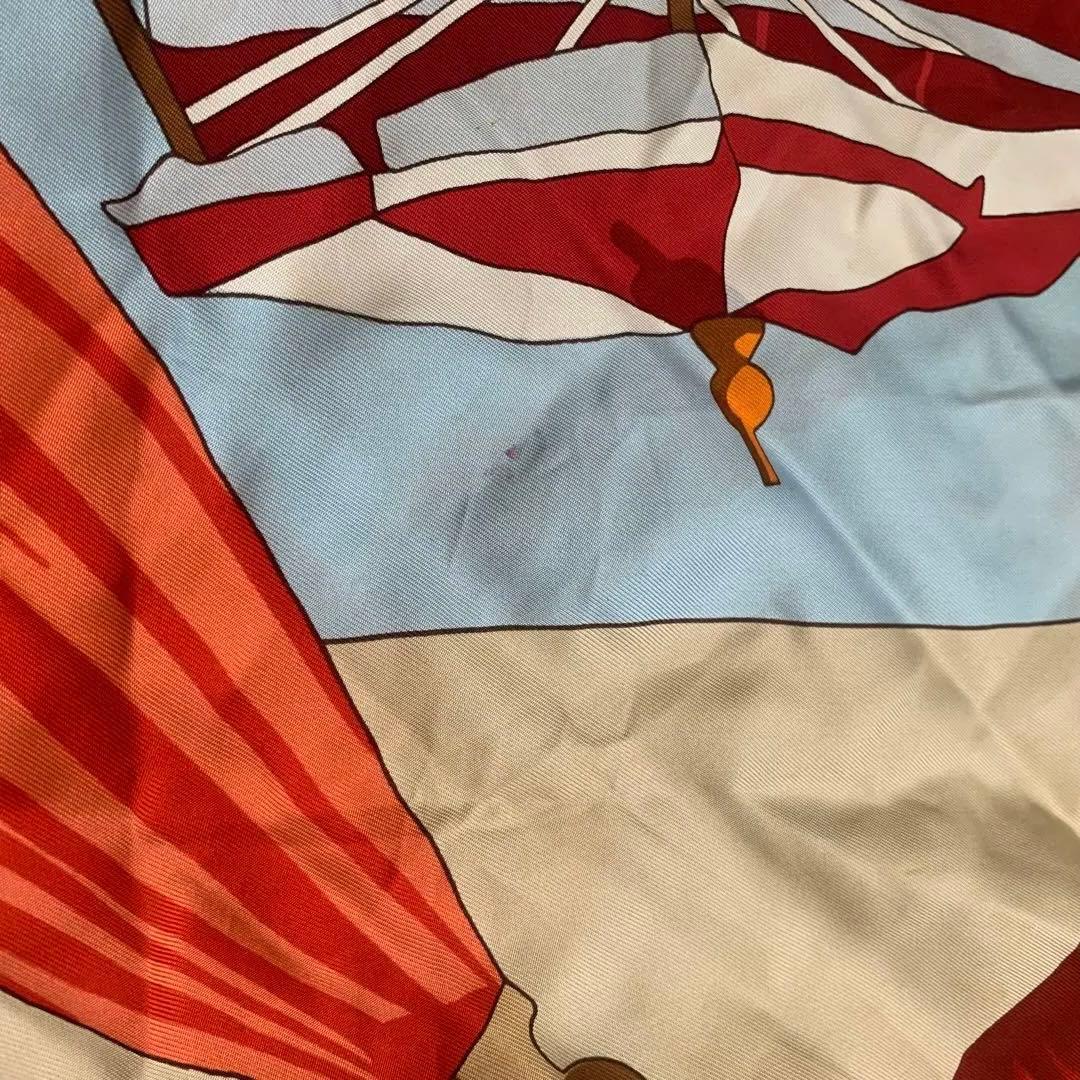 エルメス スカーフ カレ90 シルク 100%