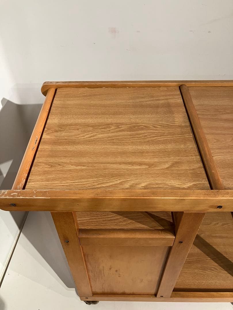 オールドコイズミ、キッチンワゴン、天童木工、秋田木工、レトロ、和モダン、