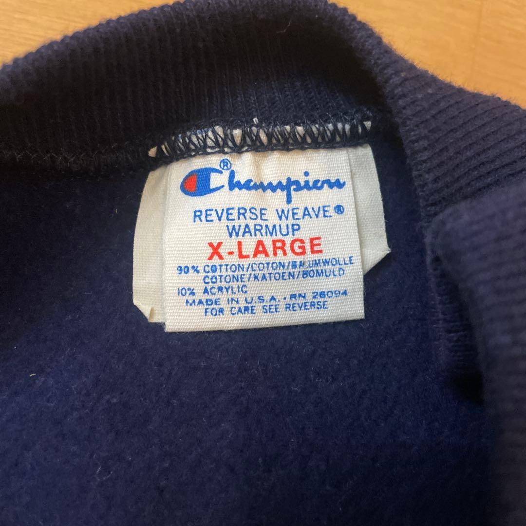 l*d様 80s デッドストック ネイビー 袖目無し チャンピオン リバースウィ