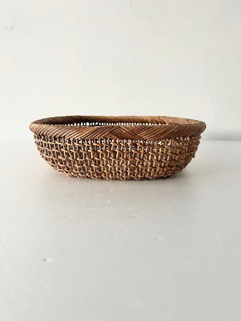 【山田】【民藝】あけび　小物入れ　中