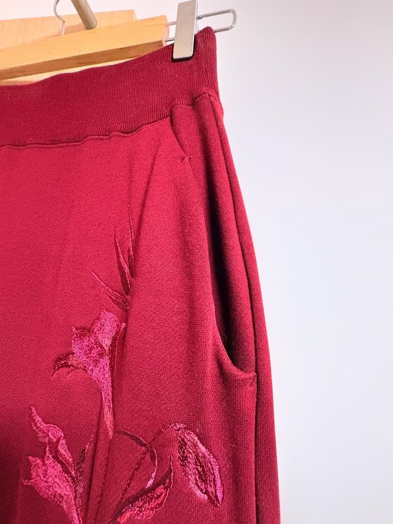 mame　百合刺繍スウェットスカート サイズ2