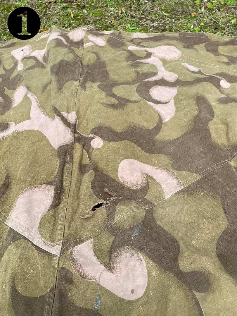 ハンガリー軍幕　初期　扇型　2枚