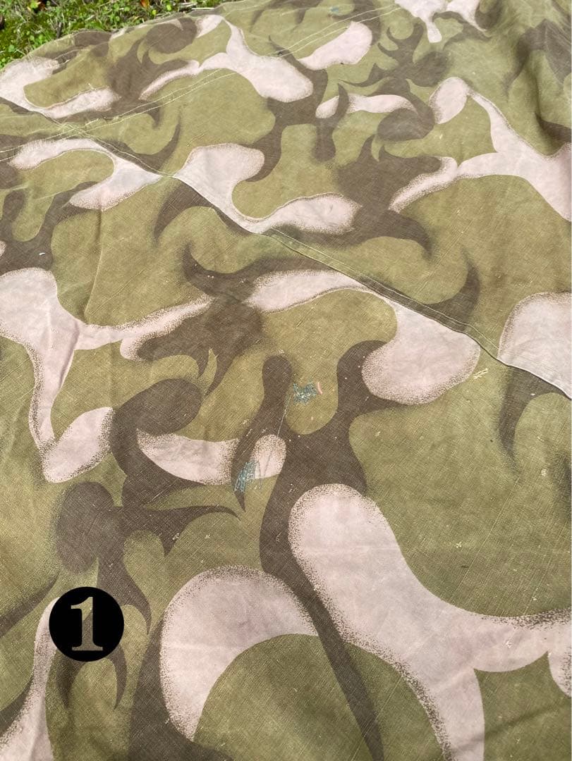 ハンガリー軍幕　初期　扇型　2枚