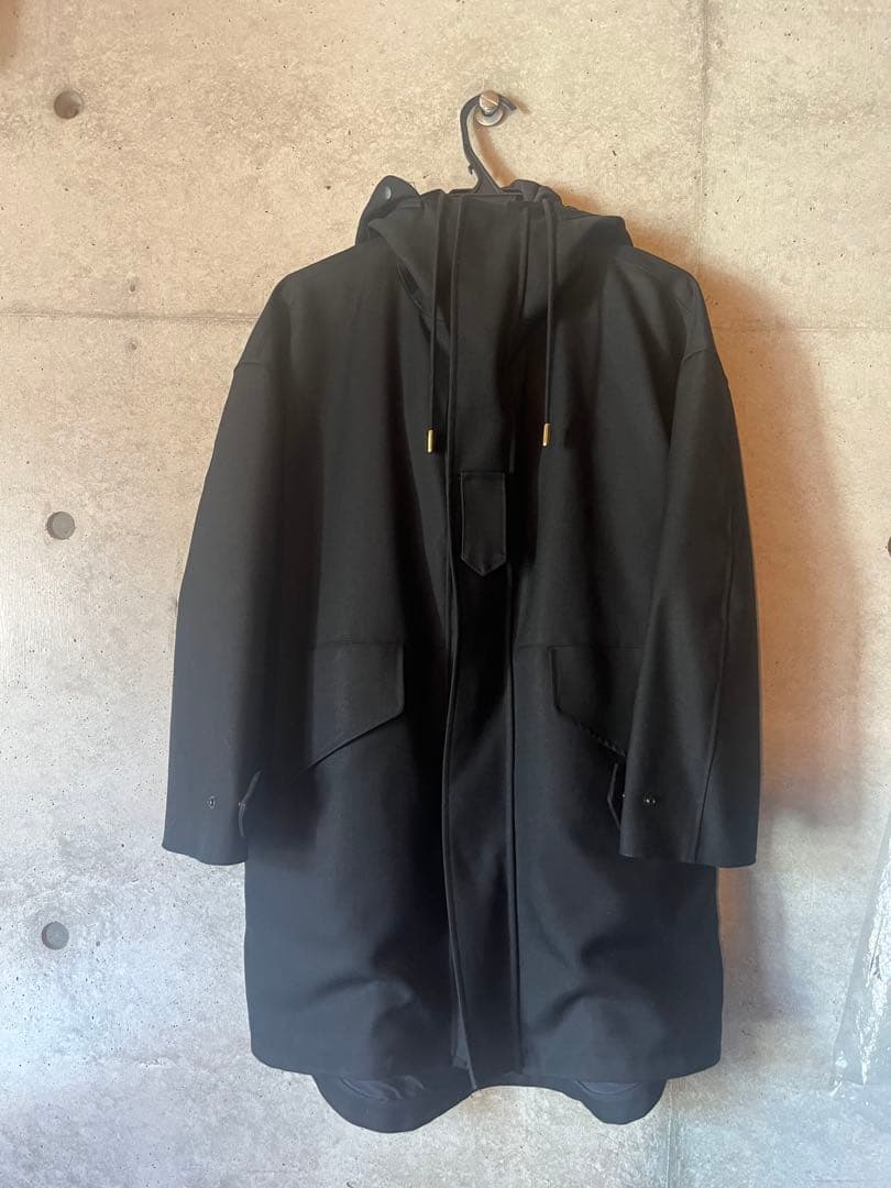 THE RERACSウールフード付き モッズコート