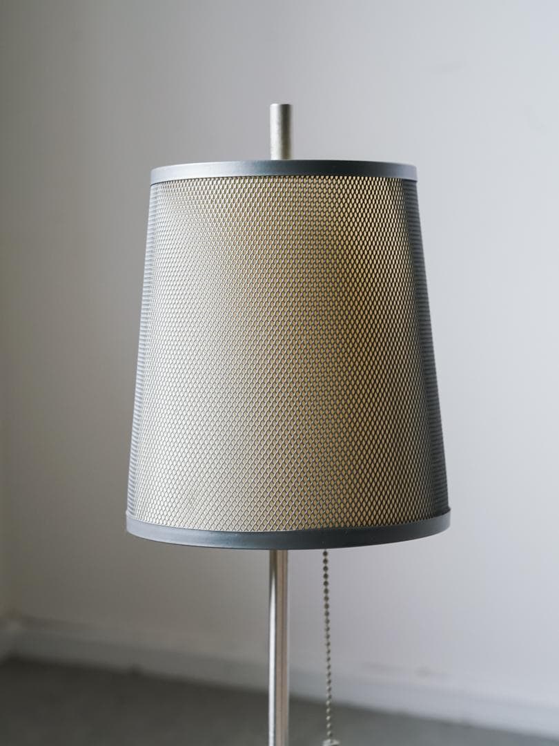 90's vintage メタルメッシュ 照明 スタンドライト ポストモダン