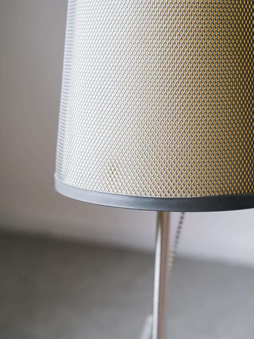 90's vintage メタルメッシュ 照明 スタンドライト ポストモダン