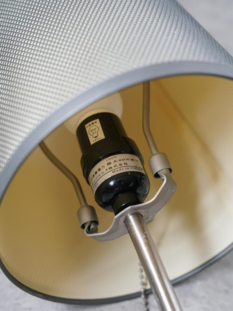 90's vintage メタルメッシュ 照明 スタンドライト ポストモダン