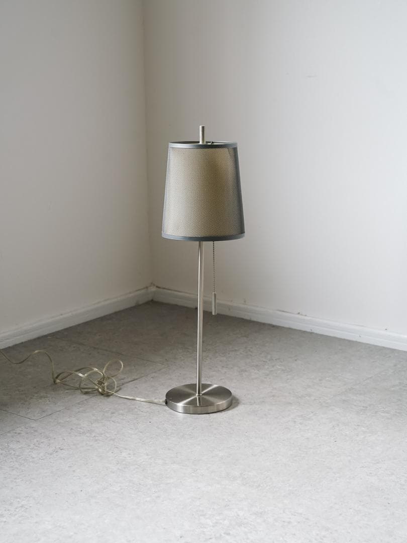 90's vintage メタルメッシュ 照明 スタンドライト ポストモダン
