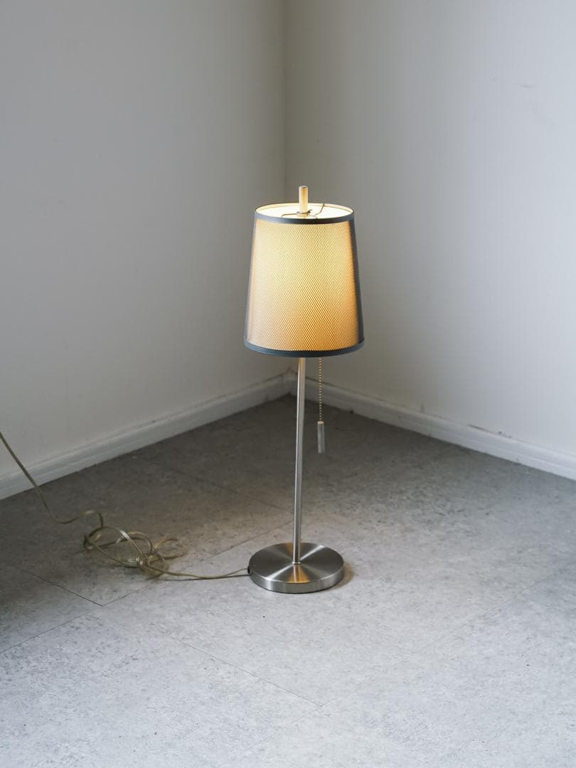 90's vintage メタルメッシュ 照明 スタンドライト ポストモダン