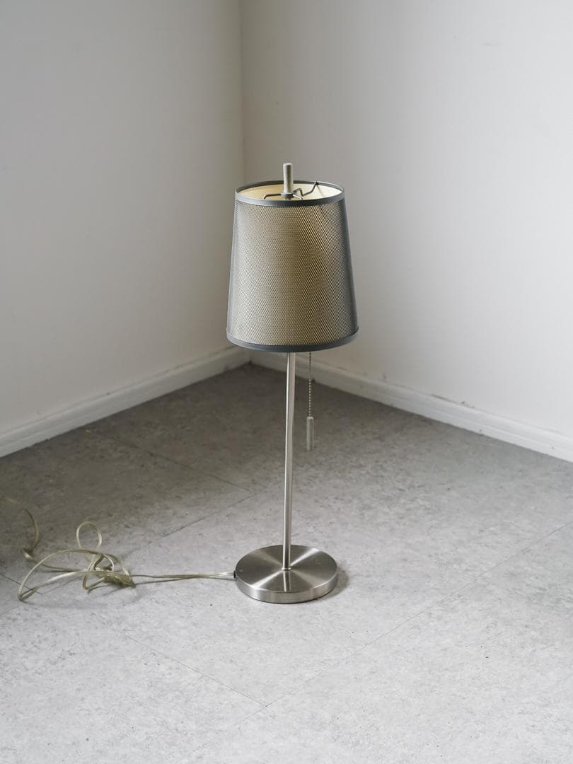 90's vintage メタルメッシュ 照明 スタンドライト ポストモダン