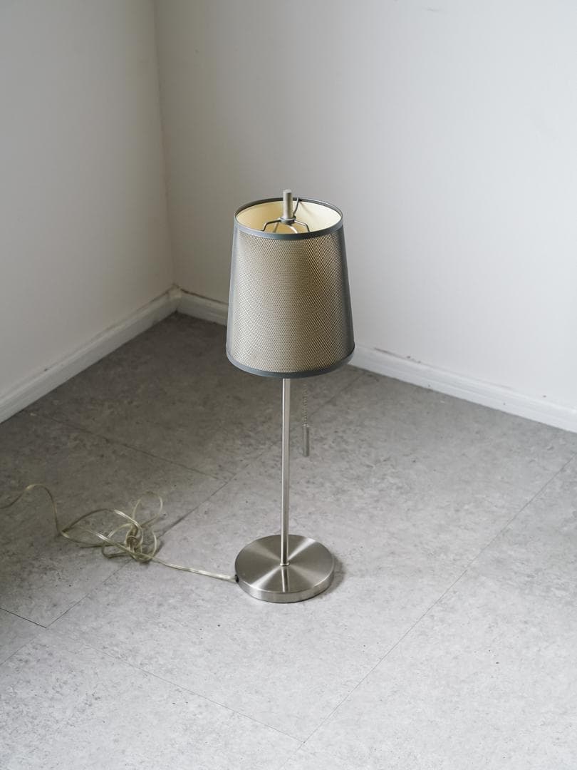 90's vintage メタルメッシュ 照明 スタンドライト ポストモダン