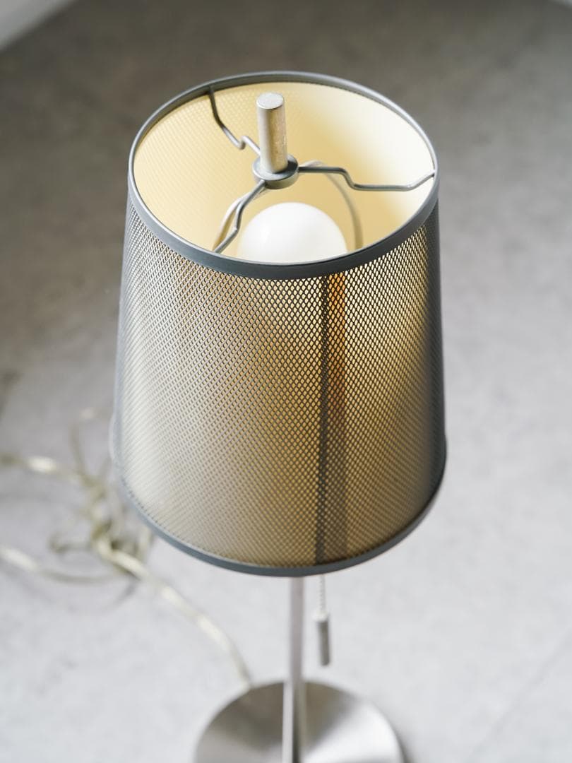 90's vintage メタルメッシュ 照明 スタンドライト ポストモダン