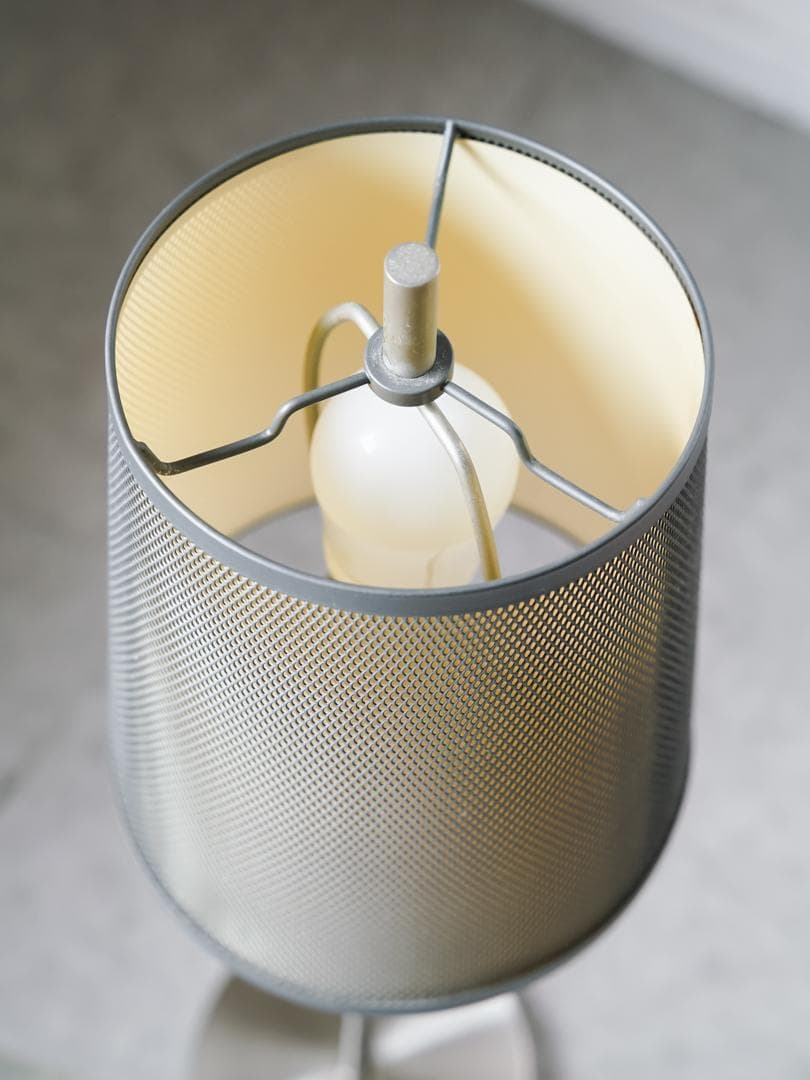 90's vintage メタルメッシュ 照明 スタンドライト ポストモダン