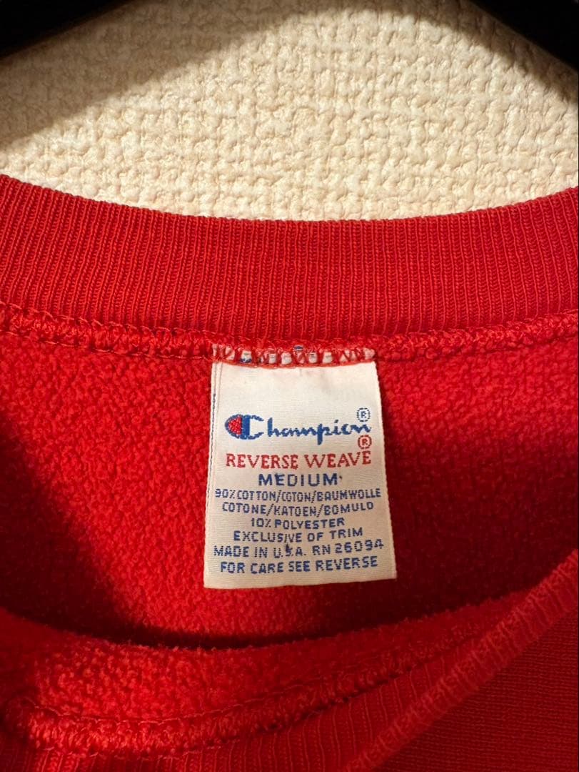 M 90s 刺繍タグ リバースウィーブ チャンピオン