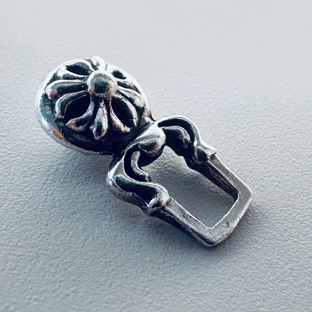 美品】クロムハーツ クロスボール ネックレス ファスナーパーツ 紙袋