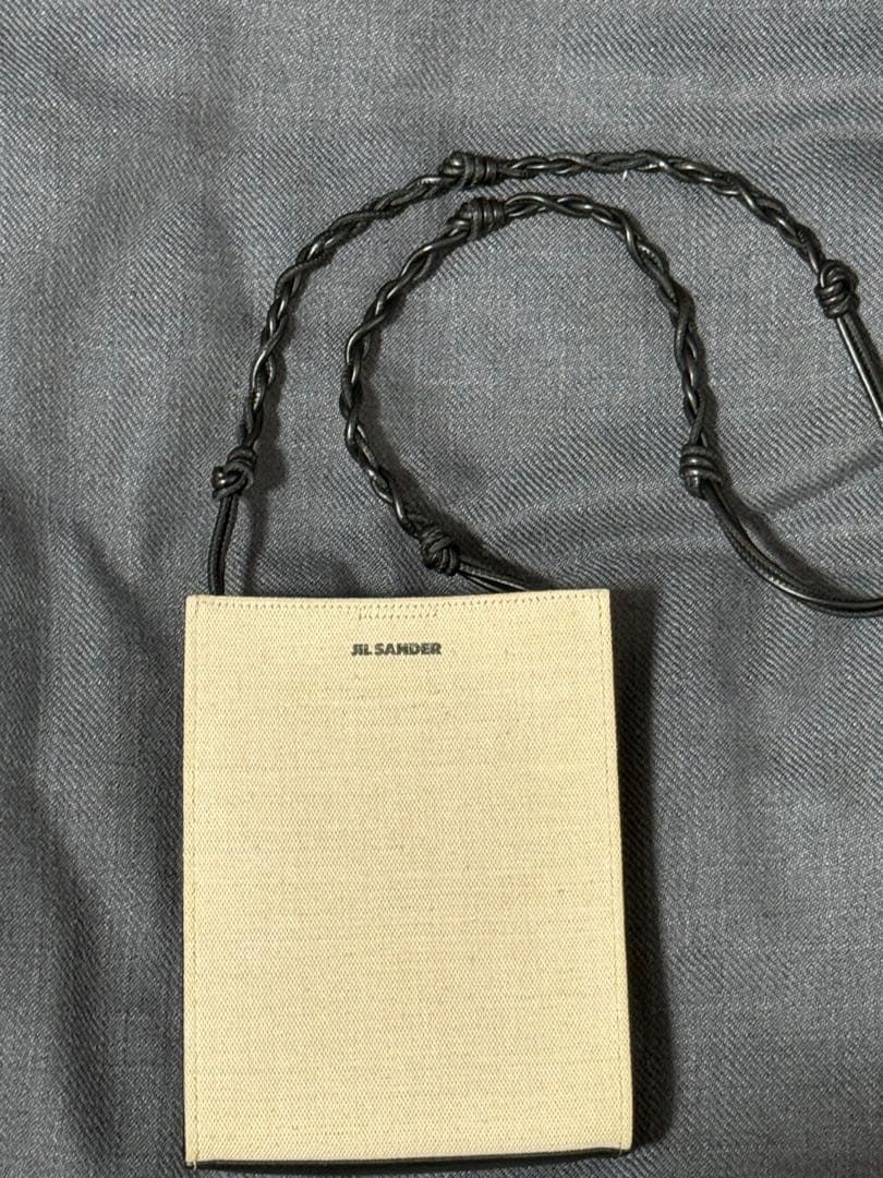 JIL SANDER ベージュ ショルダーバッグ