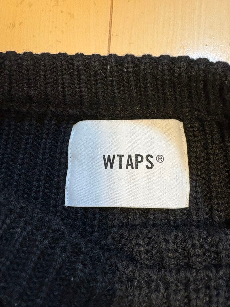 WTAPS クルーネックニット ブラック サイズ2
