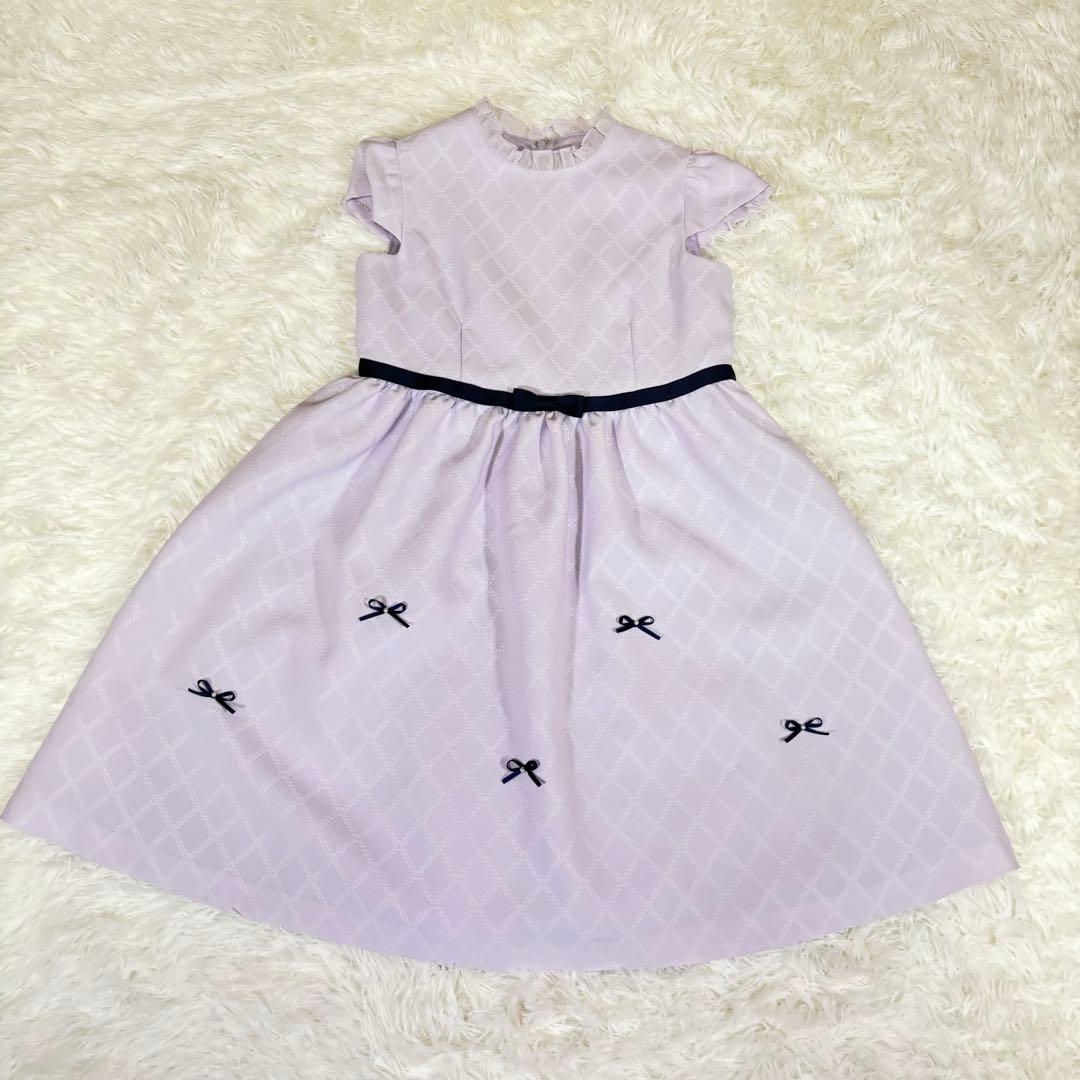 SAKURA ラベンダー ドレス 130 セレモニー 入学 卒園 発表会