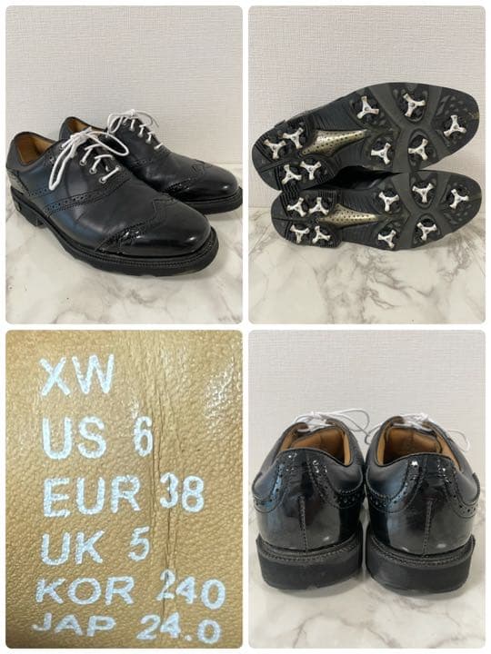 フットジョイ FJ アイコン マイジョイズ ウイングチップ ゴルフシューズ 革靴