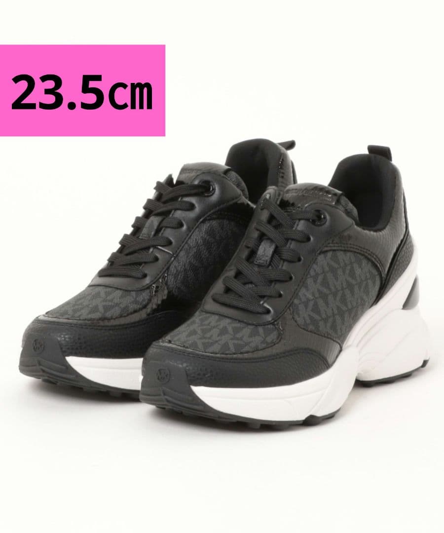 未使用マイケルコース KATRINAメタリックリザードエンボスMK