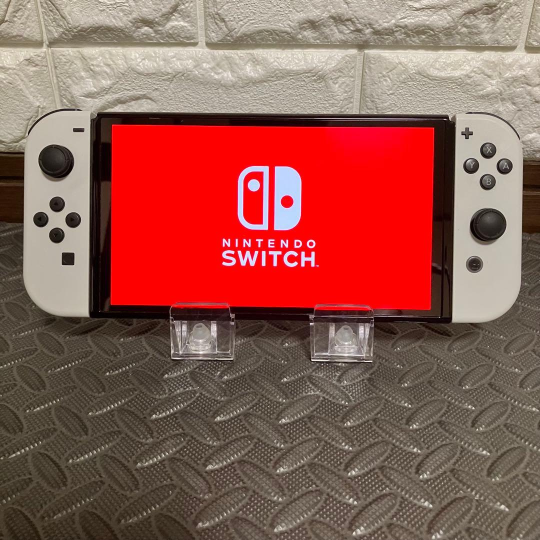 【動作良好】Nintendo Switch本体　有機EL ホワイト