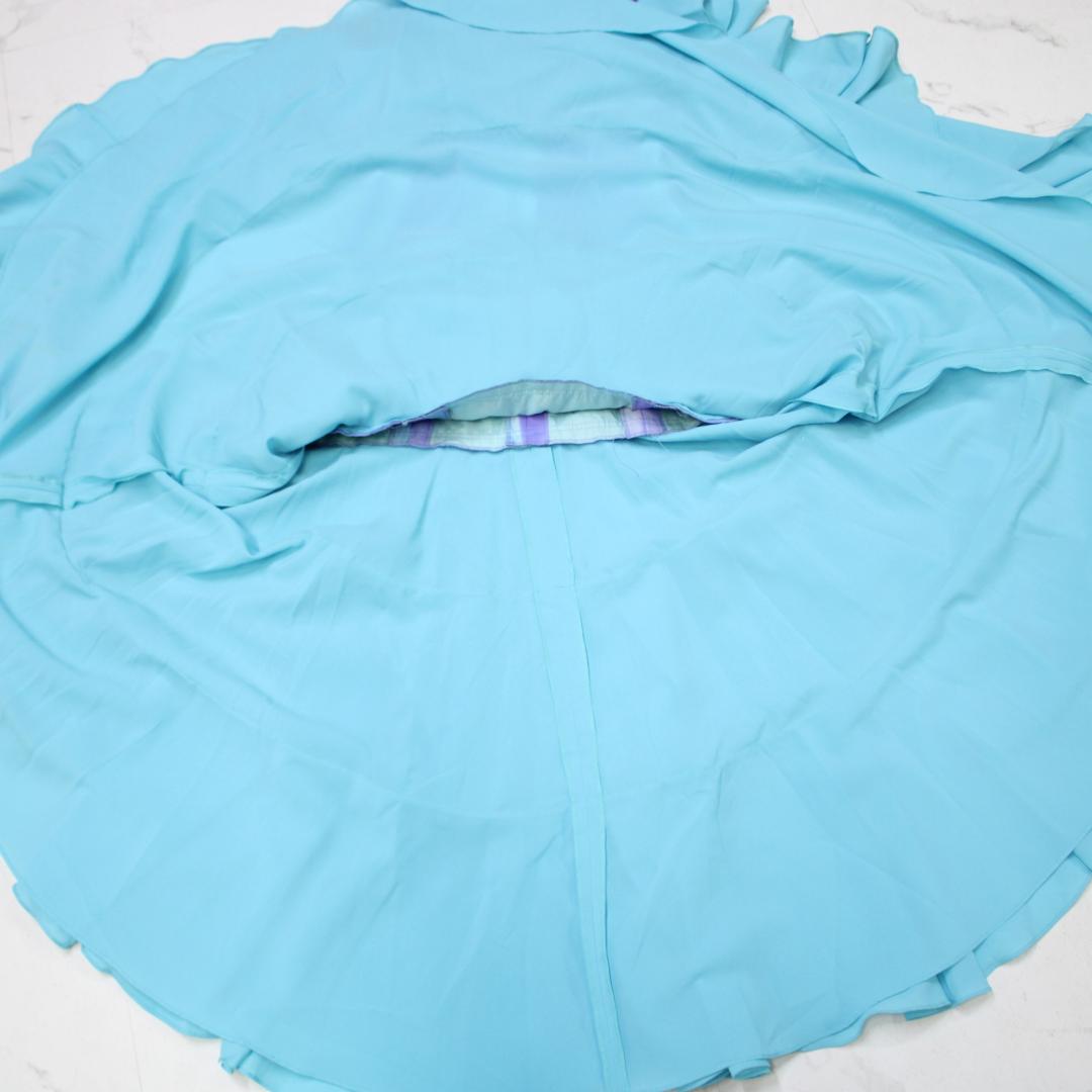 美品 フラメンコ衣装】スカイブルー アトリエ貴美恵 ワンピース ドレス