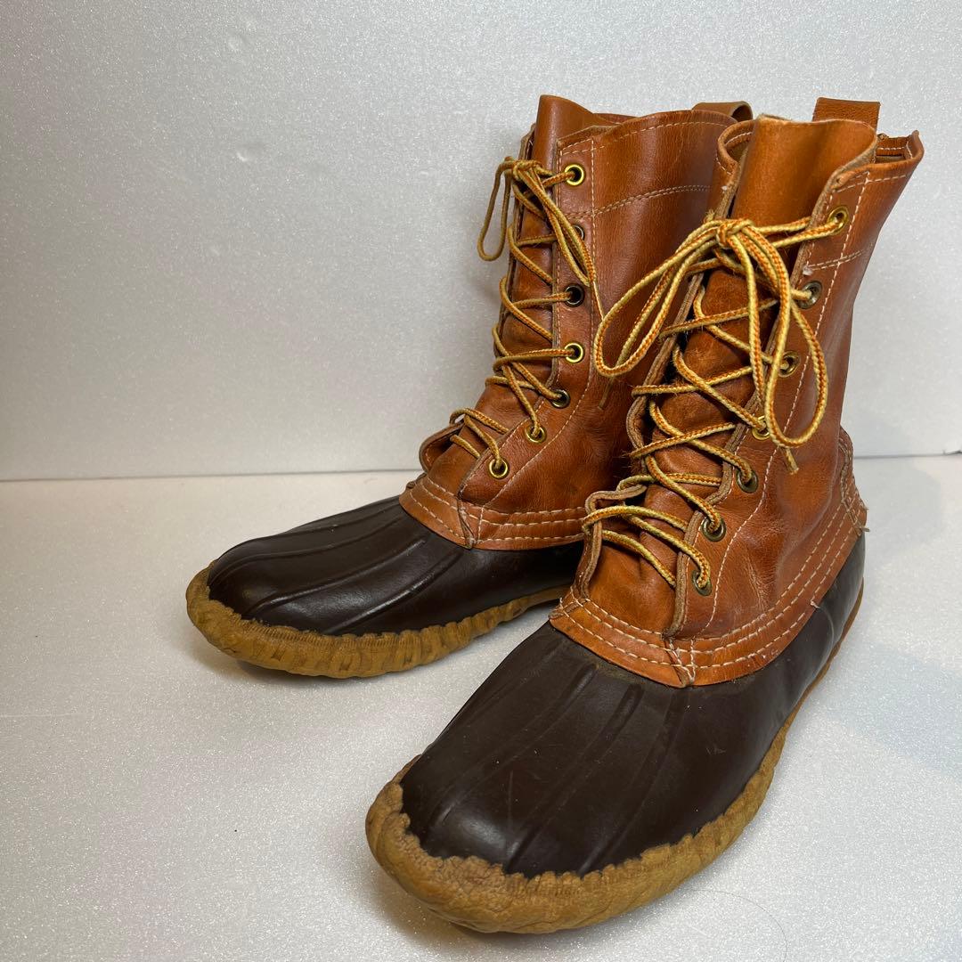 筆記体タグ 70s l.l.bean ビーンブーツ 7ホール