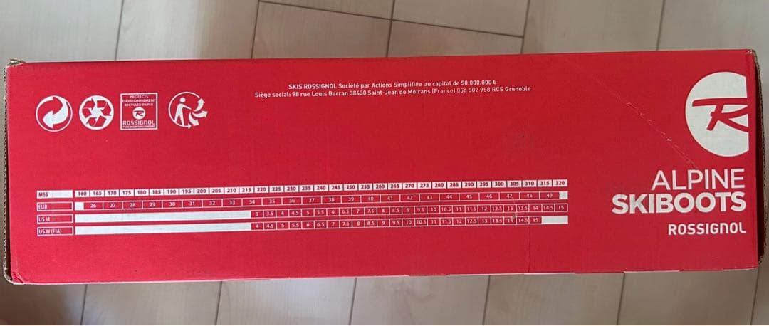 【未使用•長期保管品】ROSSIGNOL WORLD CUP 22.5cm