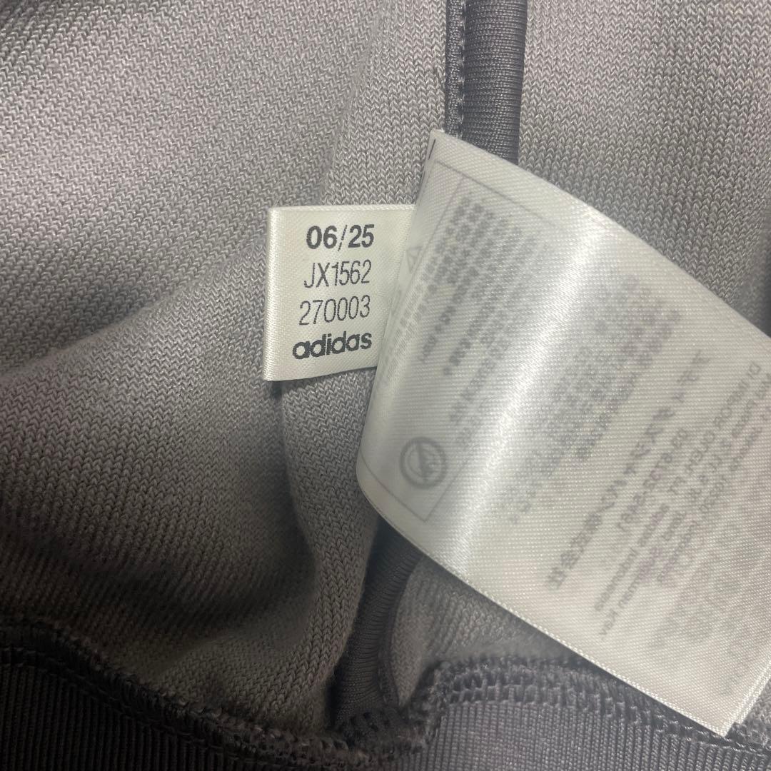 adidas トラックトップ　グレー　L ユニセックス　アディダス　ベロア