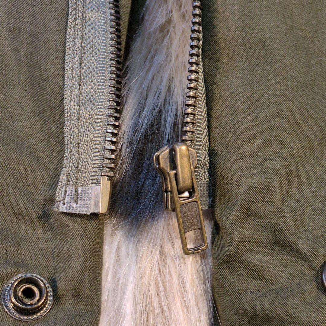 値下げ中12-60 DAILY TOP NOTE ファー付きモッズコート　カーキ