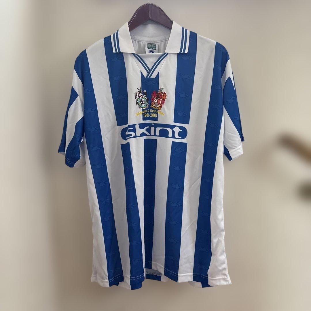 激レア ビンテージ プレミア ブライトン 100周年記念ユニフォーム 復刻