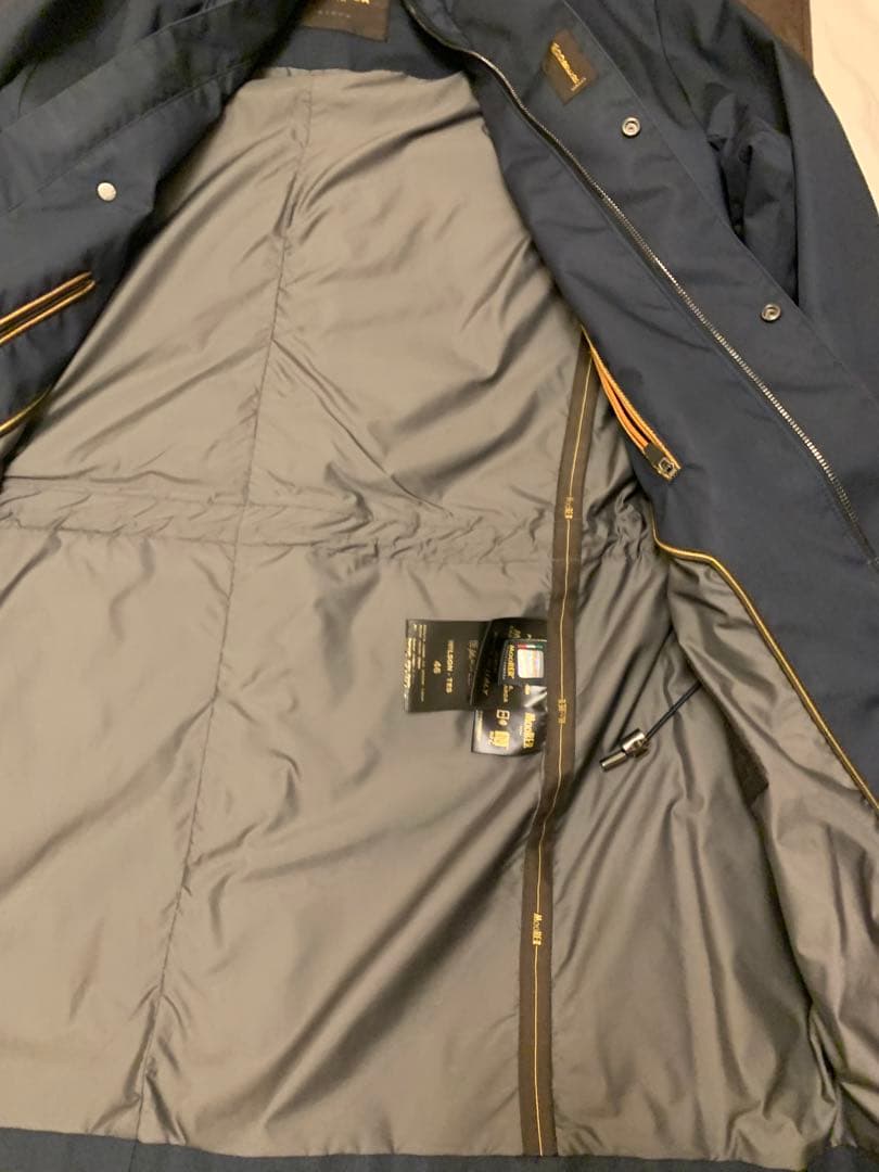 ムーレー・モッズコート美品（ウィルソン、ネイビー、サイズ46