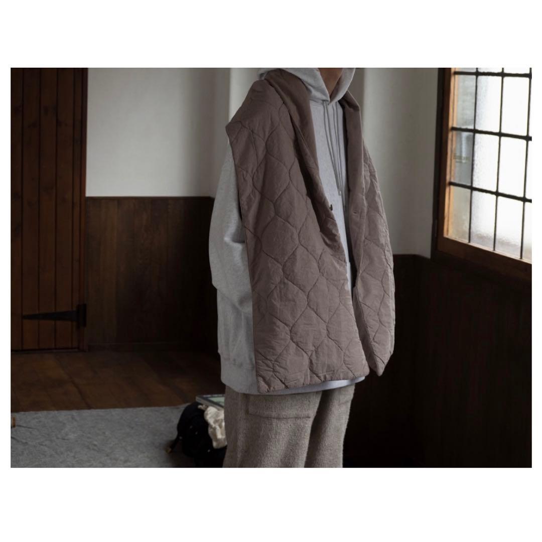 nest Robe CONFECT コットンラミーキルティング ケープ マフラー