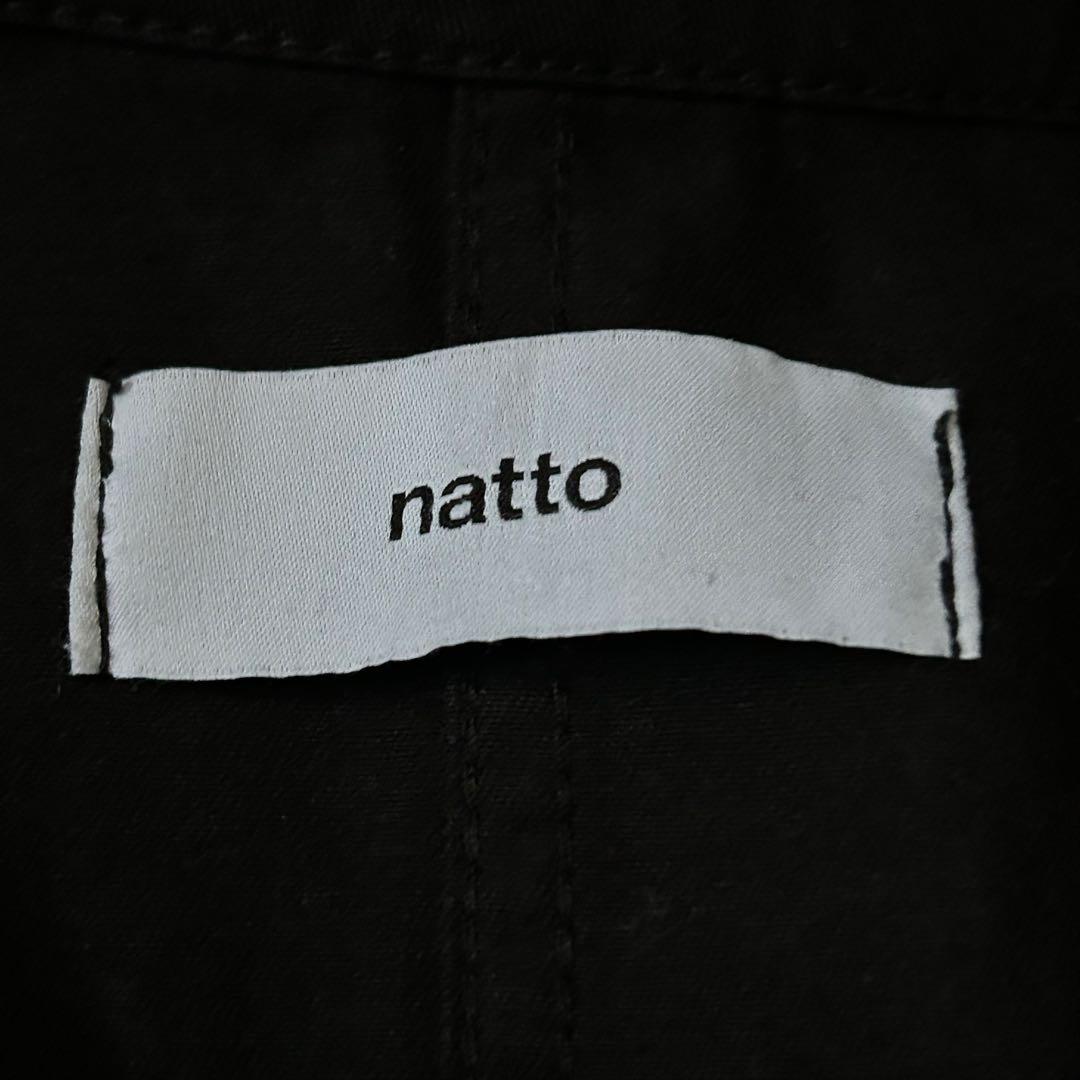 natto ブラック モッズコート ロング ミリタリー 人気 オーバーサイズ