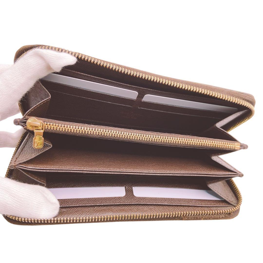 ジャンク】LOUIS VUITTON ダミエジッピーウォレット☆鑑定済みです
