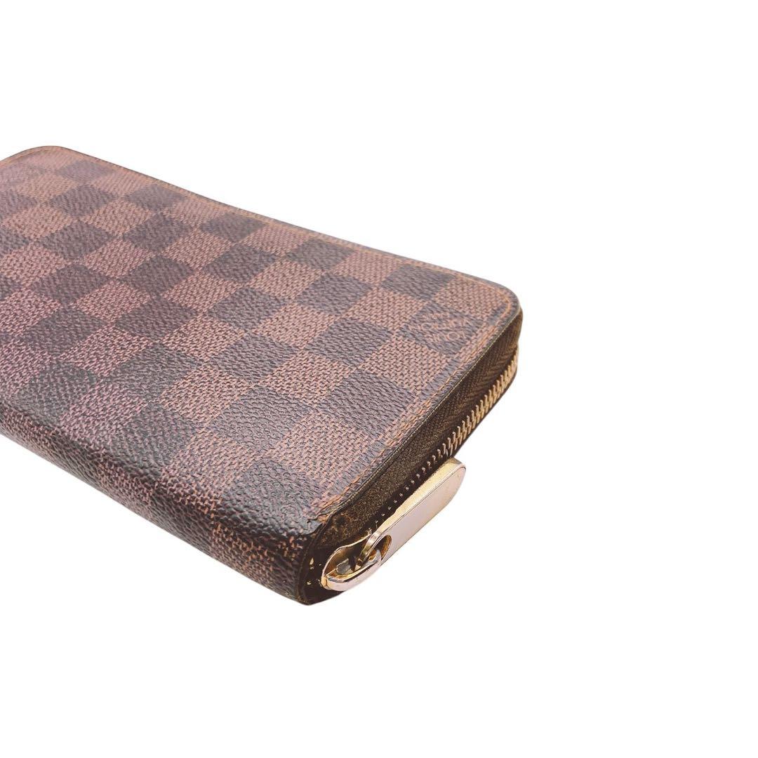 ジャンク】LOUIS VUITTON ダミエジッピーウォレット☆鑑定済みです