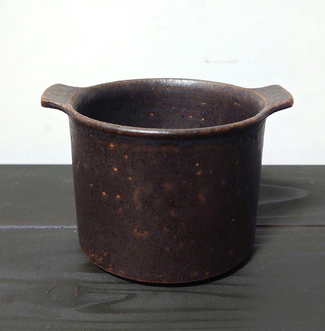 橋本忍 耐熱鉄黒ココット 直火オーブンレンジ可 作家もの - メルカリ