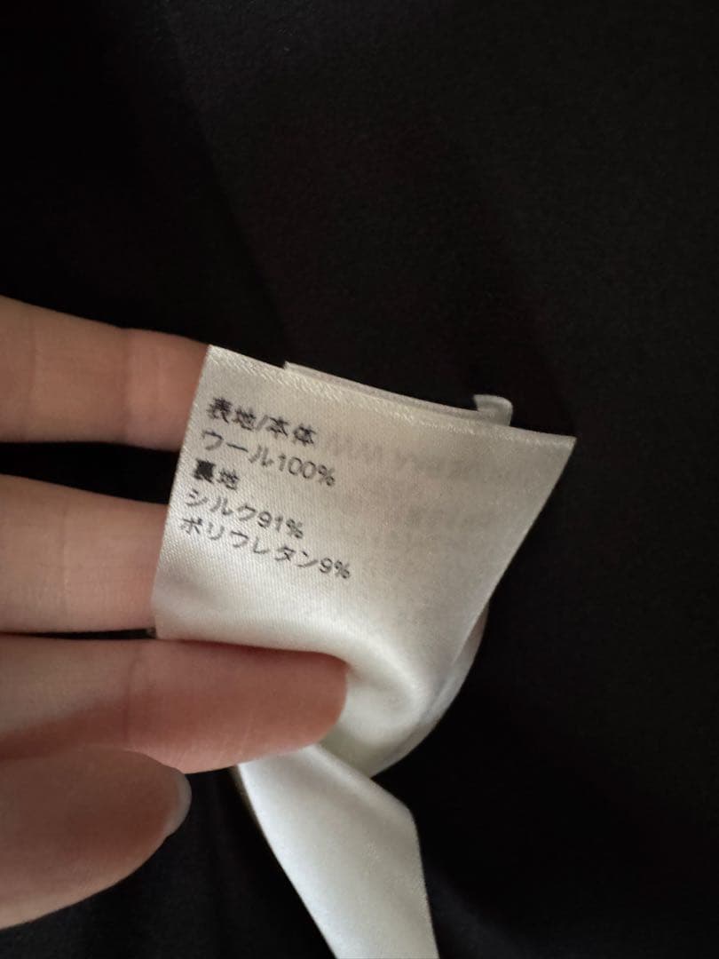 秋冬ワンピ ルイヴィトン ネイビー 半袖 ひざ丈ワンピース 38