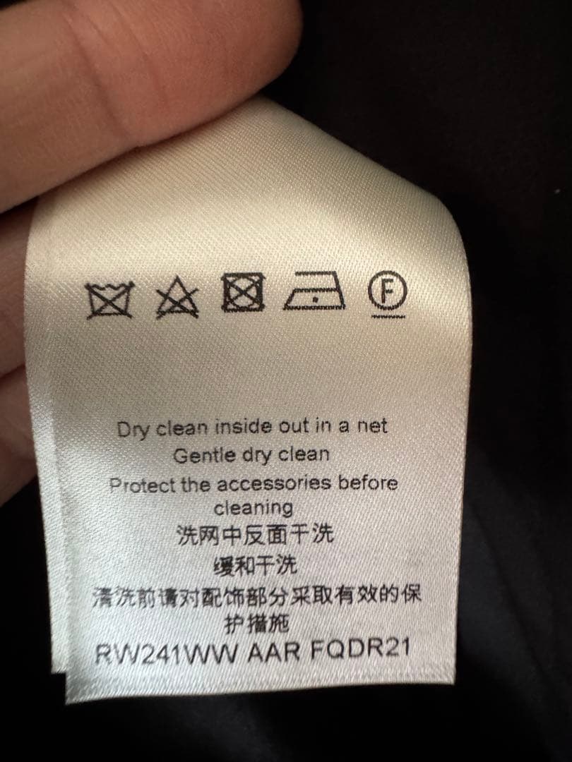 秋冬ワンピ ルイヴィトン ネイビー 半袖 ひざ丈ワンピース 38