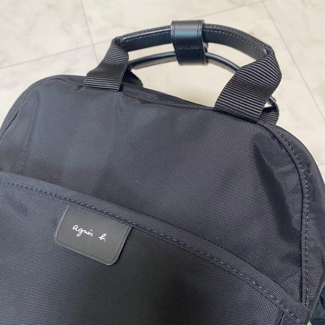 美品✨Agnes b. アニエス・ベー　リュックサック　バックパック　黒