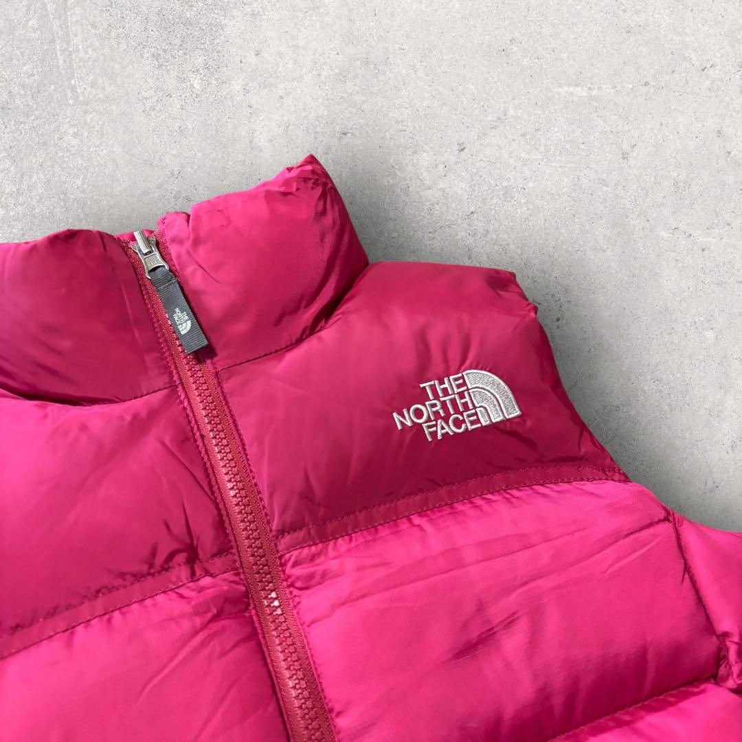 ザ・ノースフェイス】ヌプシベスト ダウンベスト XS ワインレッド 700