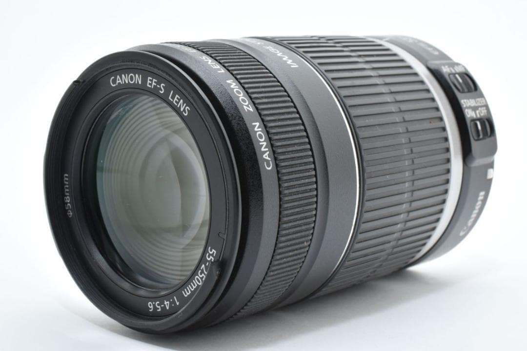 Canon キャノン EF-S 55-250mm F4-5.6 IS レンズ