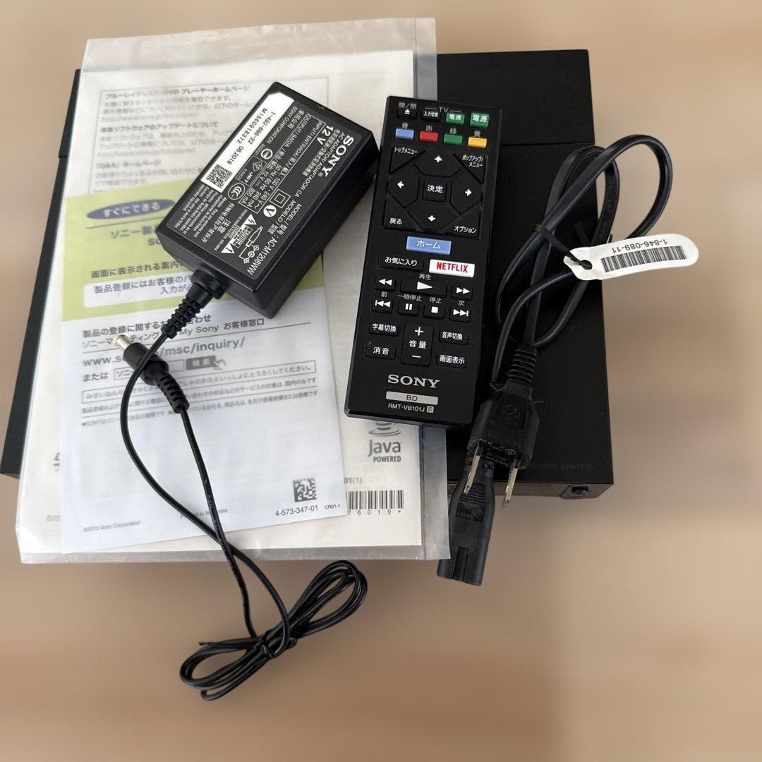 SONY BDP-S1500 ブルーレイプレーヤー 2018年製 美品